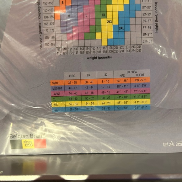 CETTE patterned Plus Size Pantyhose - size 2XL (52-54) - Picture 4 of 4